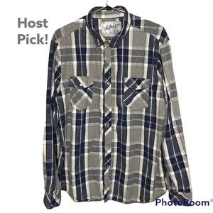 Chalc Plaid Button-down Shirt